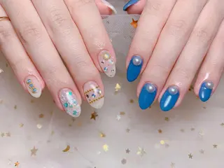 ネイル MiKi Nai池袋 長さだし得意のネイルデザイン