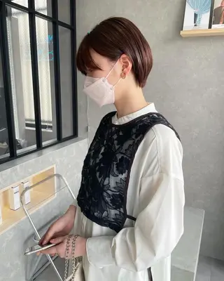 ショート 河原 亮のヘアスタイル