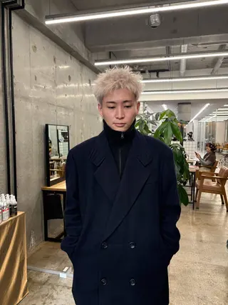 ショート カラー メンズ men's 特化 ✨ソウタのヘアスタイル