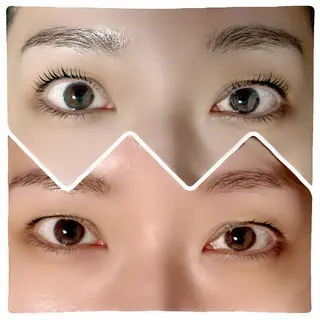 マツエク・マツパ aile lash curlまつ毛パーマ専門店　森ノ宮所属・山﨑 由佳の眉毛・アイブロウイメージ