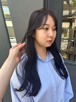 ロング カラー ROCCOeast Rukaのヘアスタイル