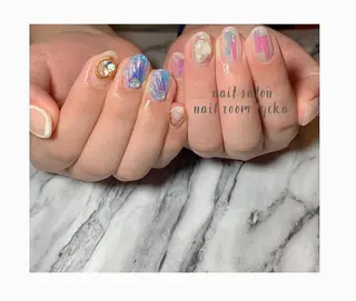 ネイル ﾈｲﾙﾙｰﾑﾘｯｶ 𝐦𝐚𝐲𝐮のネイルデザイン