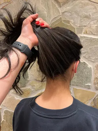 カラー ｼｮｰﾄｶｯﾄ 梅田 山下　すみれのヘアスタイル