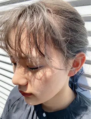 セミロング カラー ヘアアレンジ パーマ指名No1 /namiのヘアスタイル