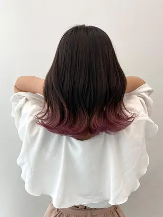 セミロング 【公式】amble luxe池袋東口🩷のヘアスタイル