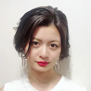 ショート カラー ヘアアレンジ モテ髪💛美髪矯正 ✨艶髪特化🫧山根のヘアスタイル