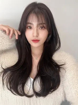 ロング カラー ❤カラーエクステ❤ BIZE梅田のヘアスタイル