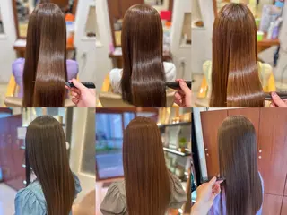 ロング アライ ユウリのヘアスタイル