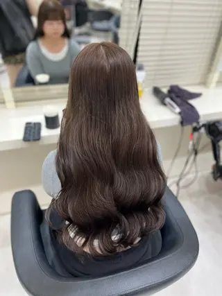 カラー ベージュ・ラベンダー カラー🎀りりのヘアスタイル