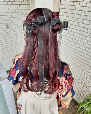 ヘアアレンジ 大人可愛いヘアメイク 💋🧚‍♀️しずかのヘアスタイル