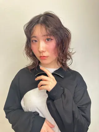 ミディアム パーマ ボブ・レイヤー支持 No.1/Ryokiのヘアスタイル