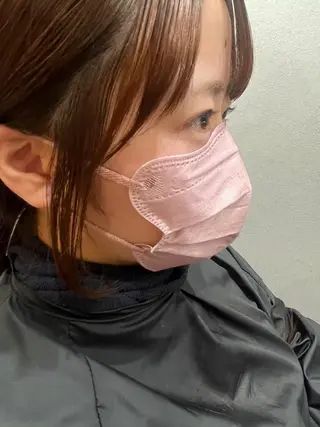 ミディアム カラー パーマ ヘアアレンジ メンズ キッズ ネイル マツエク・マツパ アイブロウ times salon名駅所属・久木原 ゆりのヘアスタイル