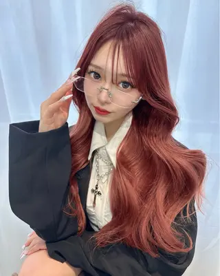 ロング カラー 渋谷韓国ヘア🇰🇷 SAYAKA🩶ᩚのヘアスタイル