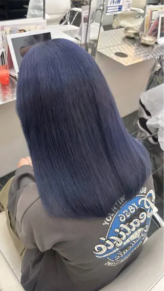 セミロング カラー ハイトーンカラー特化 🐾小林舞衣🌙のヘアスタイル