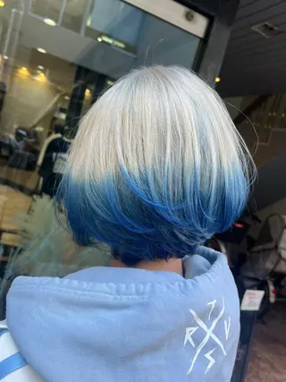 セミロング カラー BUCKS【天王寺】 バックス【駅30秒】のヘアスタイル