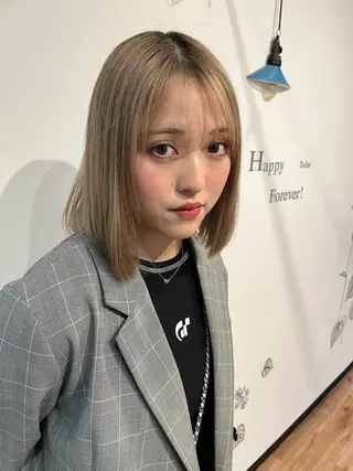 ミディアム ✨ショート/ボブ 縮毛矯正✨アキラのヘアスタイル