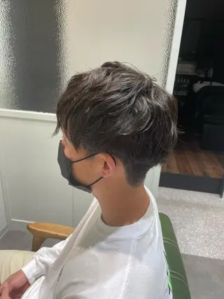 パーマ メンズ MIKU ナチュラルヘア✂️✨のヘアスタイル