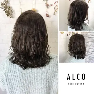 ミディアム カラー ワタイショウタ 髪質改善✨眉毛サロンのヘアスタイル