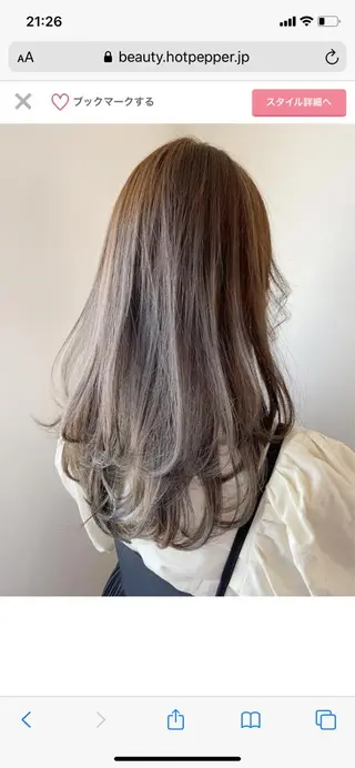 セミロング カラー パーマ ヘアアレンジ ネイル Sia中野新橋 『JUNYA』のヘアスタイル