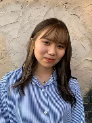 ロング カラー …a所属・…a みおのヘアスタイル