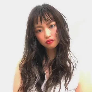 ロング カラー HBLディプロマ所有 AZUSAのマツエク・マツパデザイン