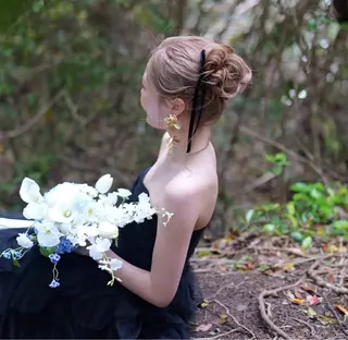 ミディアム カラー パーマ ヘアアレンジ メンズ 心斎橋美容室 Junのヘアスタイル