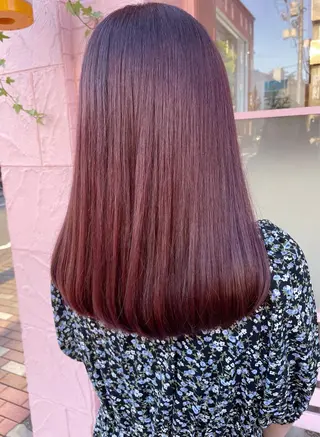 ロング カラー irwi所属・Ebihara Satomiのヘアスタイル