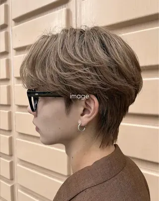 パーマ organic＋atelier所属・りお ブリーチ/パーマのヘアスタイル