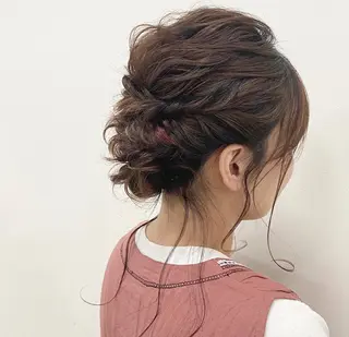 ロング ヘアアレンジ 滝本 里実のヘアスタイル