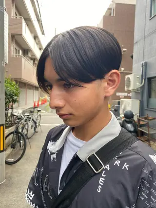 メンズ メンズブリーチカラー /パーマ ごーた立川のヘアスタイル