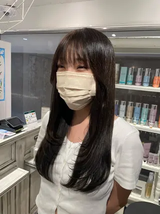 ロング レイヤーカット 韓国風/yukinoのヘアスタイル