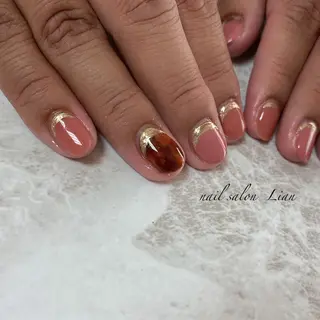 ショート ネイル Lian所属・nail salon Lianのマツエク・マツパデザイン