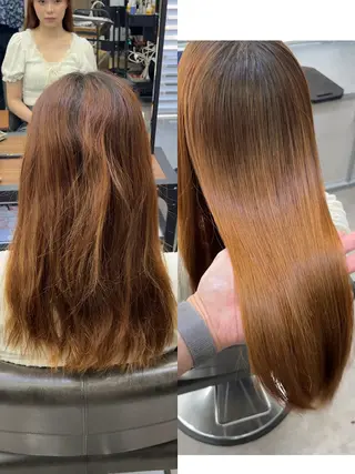 ロング 船津　天 /縮毛矯正/髪質改善のヘアスタイル