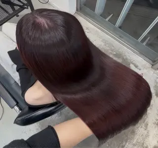 ロング カラー ダメージレス艶カラー MISAKI🦋のヘアスタイル