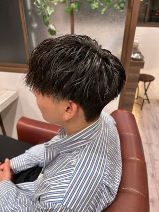 パーマ メンズ 海老名 理香子のヘアスタイル