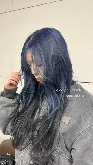 ロング kiitos西梅田所属・モカ／ カラーモデル募集中のヘアスタイル