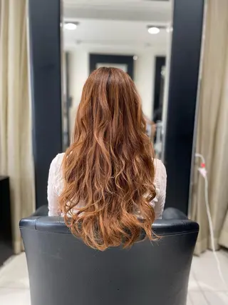 ロング カラー ヘアアレンジ andiamo sakae所属・🧬艶髪向井 琉矢🧬のヘアスタイル