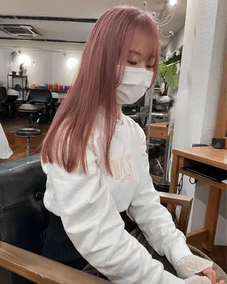 ロング 岡本康平/ボブ /ブリーチ/レイヤーのヘアスタイル