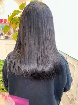 セミロング 中島 利汰衣のヘアスタイル