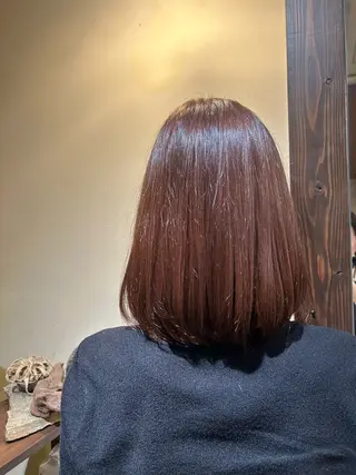 ミディアム すずみ/カラーモデル /髪に優しいカラーのヘアスタイル