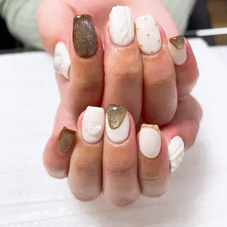 ネイル ⭐︎休業中の練習⭐︎ JNA認定講師髙橋のネイルデザイン