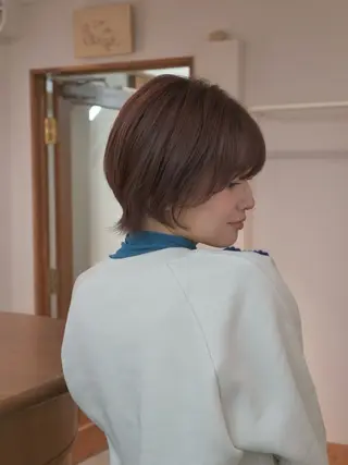 ショート ENIEN MAKE'S 立川所属・綾/ベージュカラー /パーマ🩰のヘアスタイル