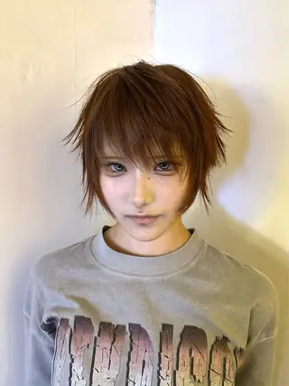 ショート K.e.y所属・mi sakiのヘアスタイル