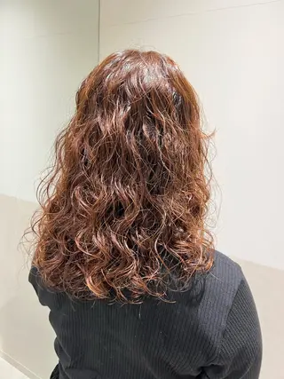 ミディアム パーマ 🍇おぐら めぐみ🍇のヘアスタイル