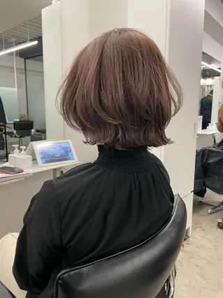 ショート カラー ヘアアレンジ ボブ/ミニボブ/ 立河今日子のヘアスタイル