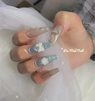 ネイル HANA 長さだしのネイルデザイン