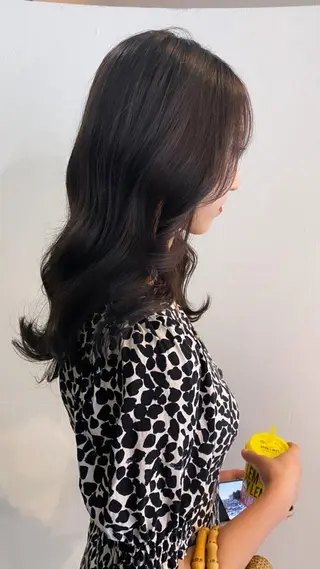 セミロング カラー LOVESTOIKE 堂本のヘアスタイル