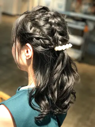 ミディアム セミロング ロング ヘアアレンジ 🌈ディレクター🌈 徳松優希のヘアスタイル