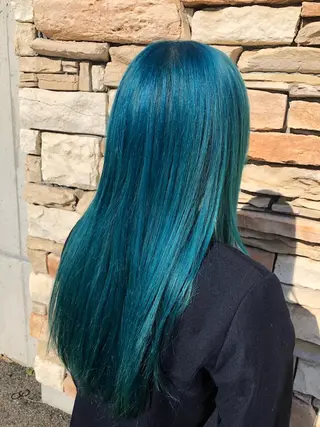 ロング 福元 保雄のヘアスタイル