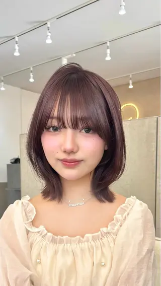 ミディアム レイヤーカット/ ほたる🌼のヘアスタイル